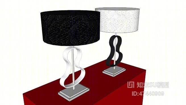 台灯SU模型下载【ID:417985187】