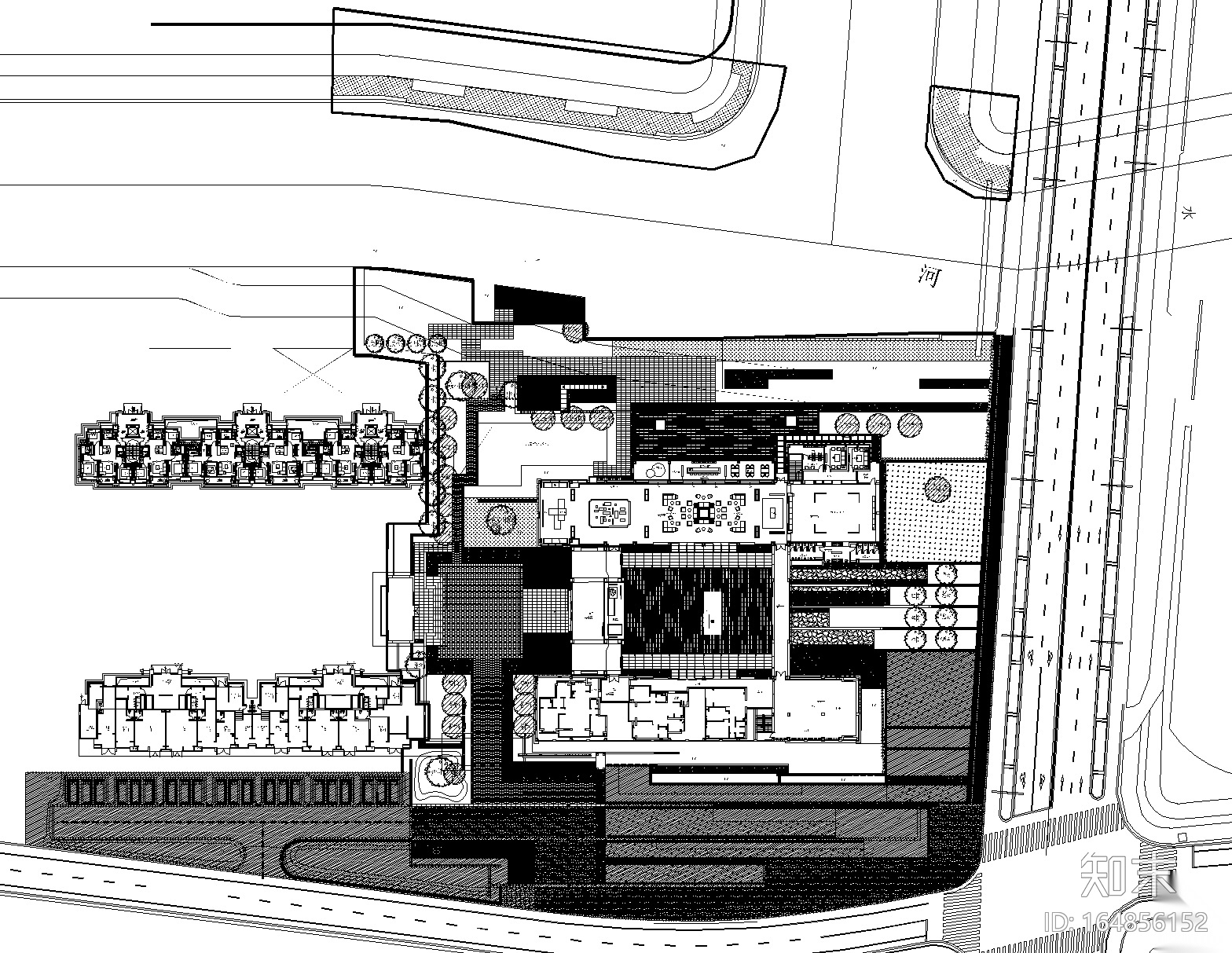 [上海]万科天空之城样板区植物配置施工图施工图下载【ID:164856152】