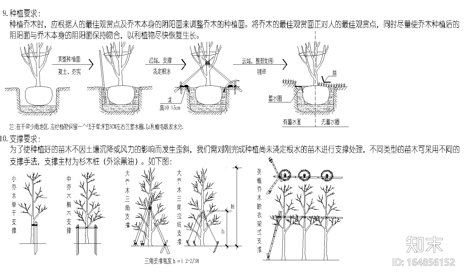 [上海]万科天空之城样板区植物配置施工图施工图下载【ID:164856152】