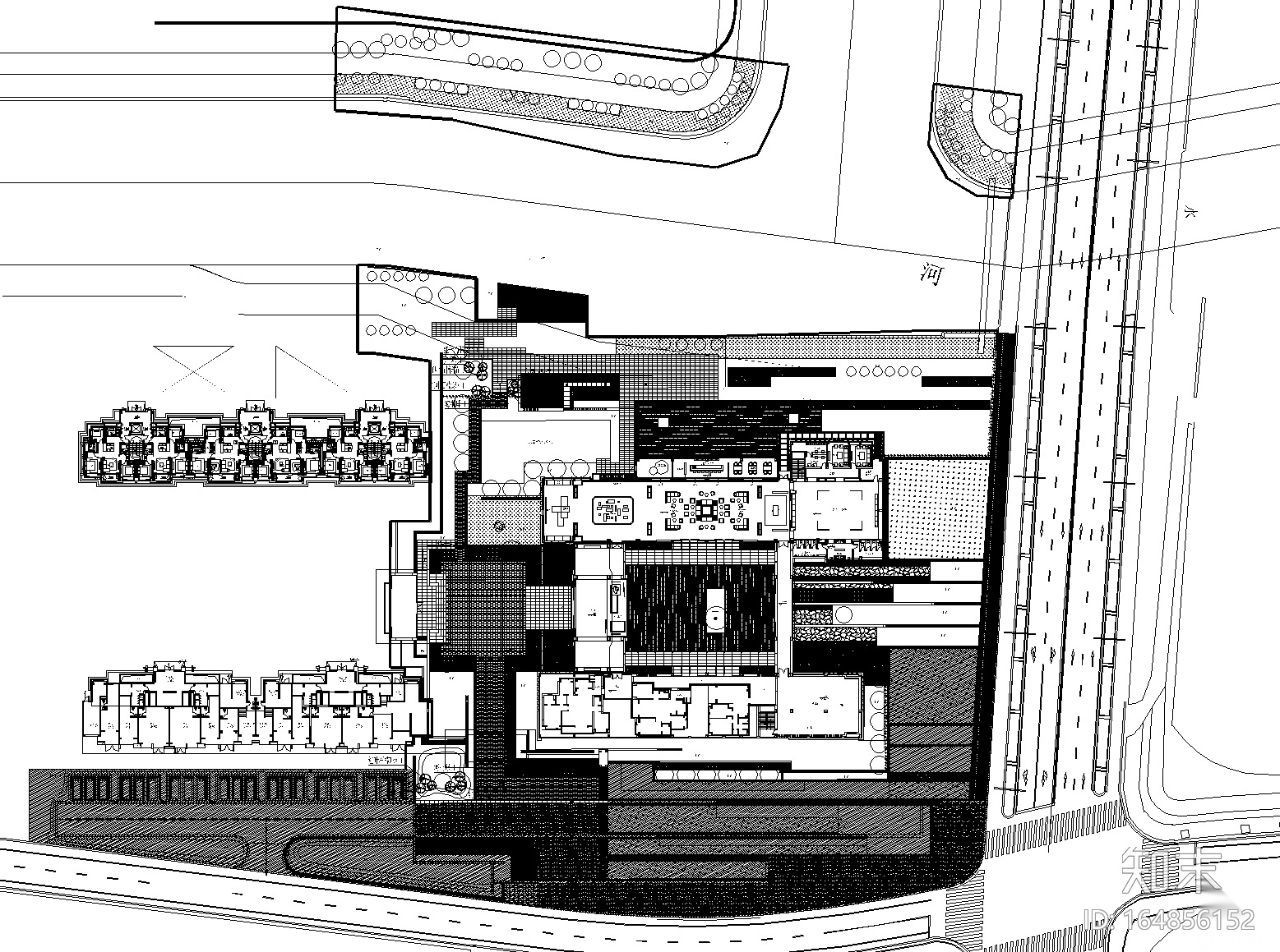 [上海]万科天空之城样板区植物配置施工图施工图下载【ID:164856152】