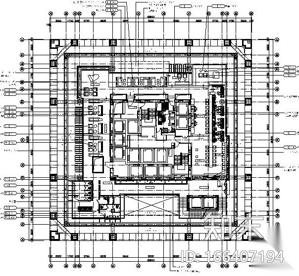 [北京]银泰柏悦酒店休闲吧施工图设计附实景照片cad施工图下载【ID:166407194】
