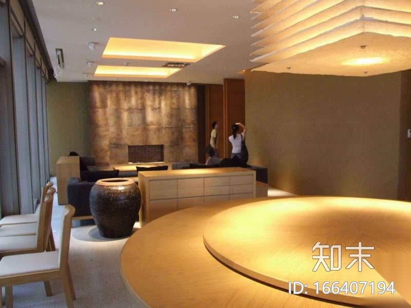 [北京]银泰柏悦酒店休闲吧施工图设计附实景照片cad施工图下载【ID:166407194】