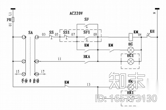 北京某中心各种设备控制原理图cad施工图下载【ID:165773130】