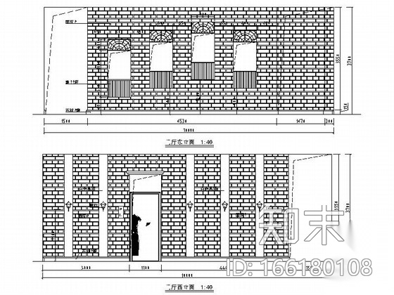 经典设计浓郁独特民国风餐厅CAD装修施工图（含效果）cad施工图下载【ID:166180108】