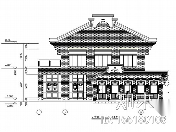 经典设计浓郁独特民国风餐厅CAD装修施工图（含效果）cad施工图下载【ID:166180108】