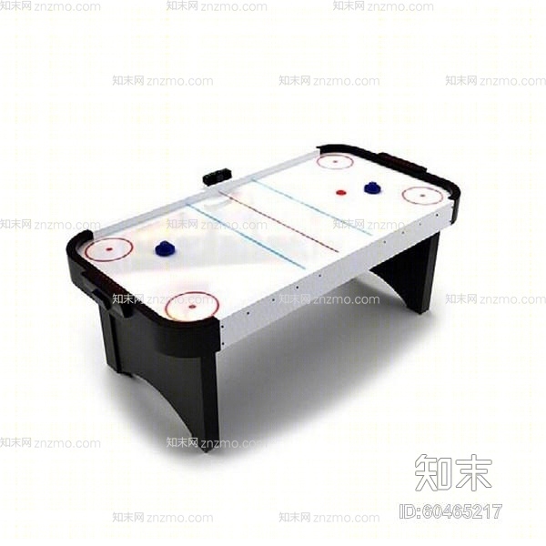 白色桌上冰球机3D模型下载【ID:60465217】