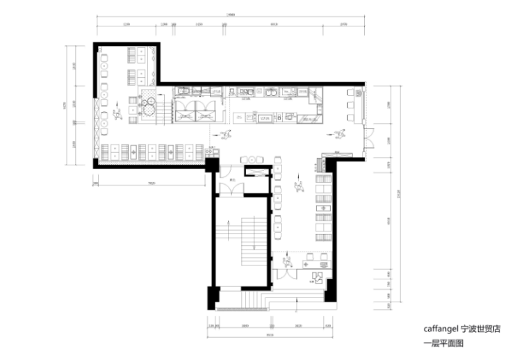 咔法天使咖啡厅室内装修设计效果图方案（32张）施工图下载【ID:161768114】