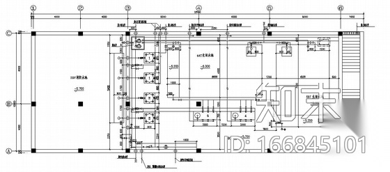 某小区水泵房图纸cad施工图下载【ID:166845101】