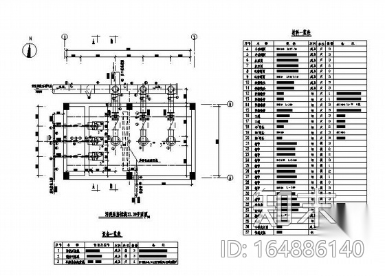 某A2O工艺污水处理厂图纸cad施工图下载【ID:164886140】