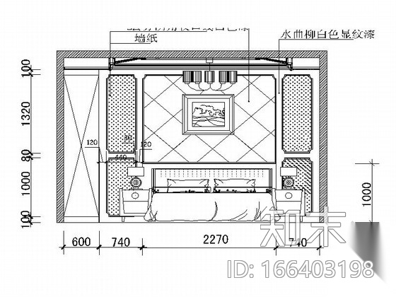 古典美式风格复式住宅样板间施工图（含效果图）cad施工图下载【ID:166403198】