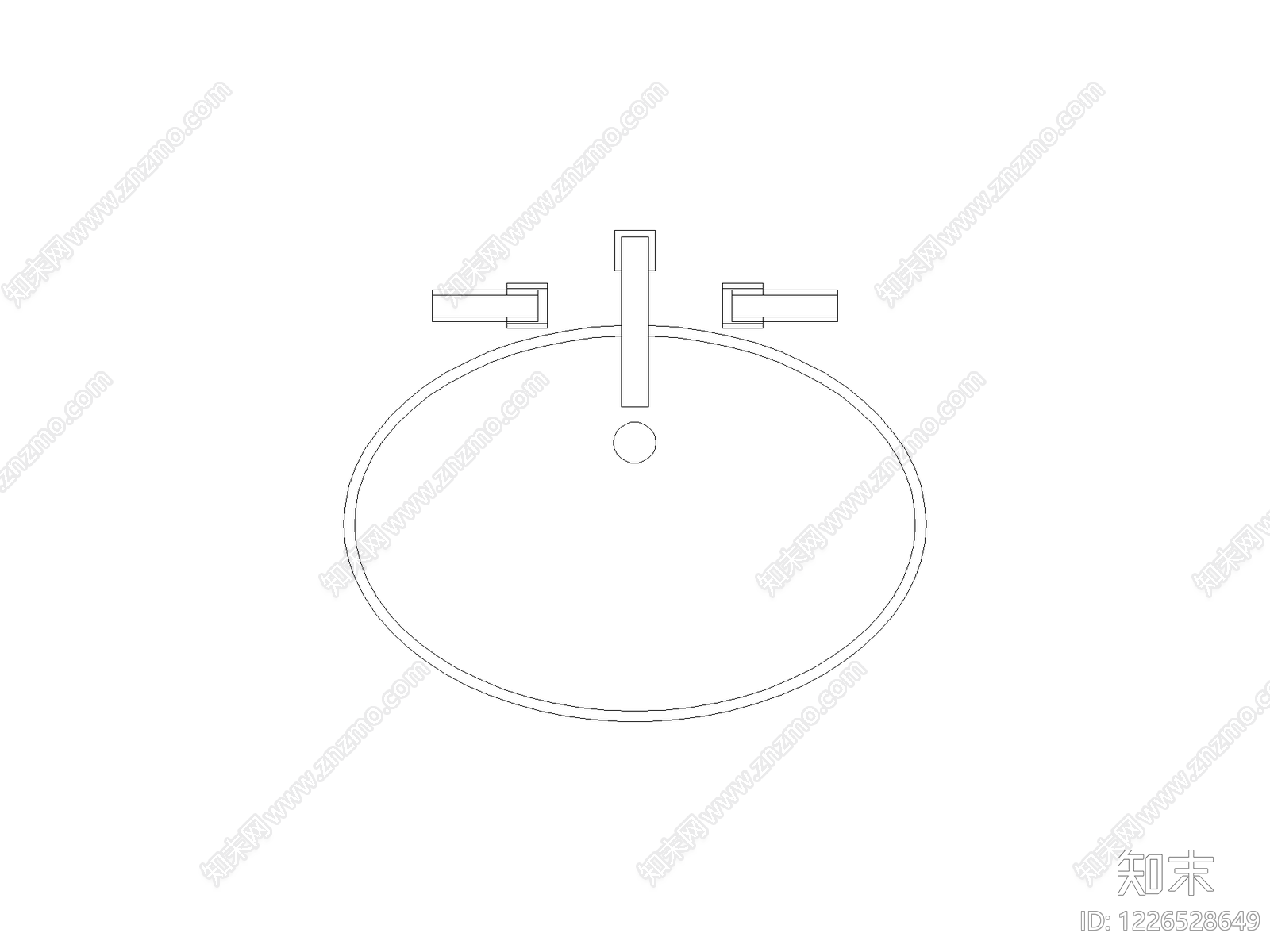 卫浴图块cad施工图下载【ID:1226528649】