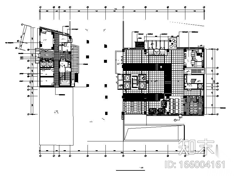 某知名大学室内装修方案cad施工图下载【ID:166004161】
