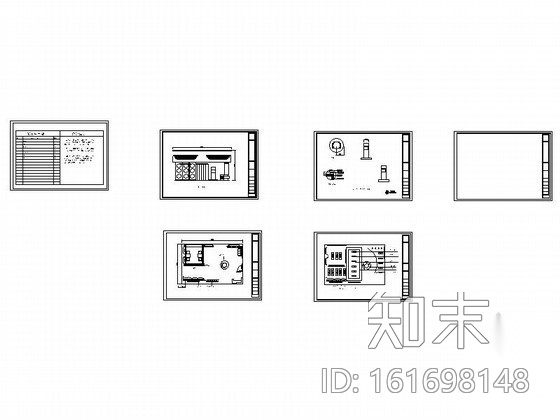 海信某展示厅内装修图cad施工图下载【ID:161698148】