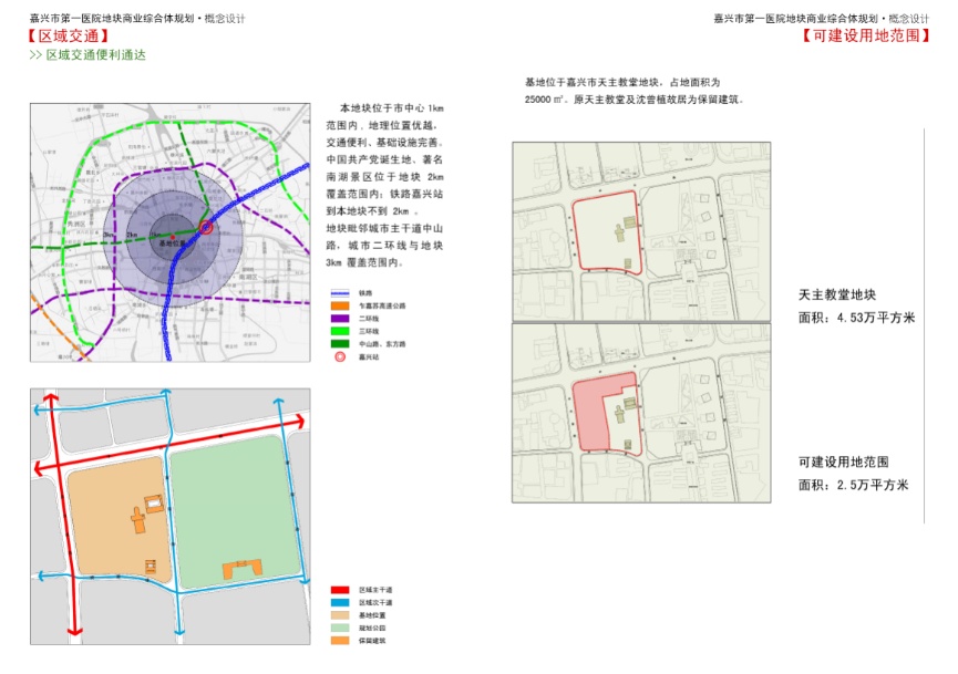 [浙江]嘉兴第一医院及子城地块概念设计cad施工图下载【ID:166330188】