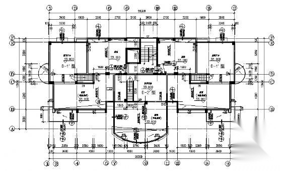 某小区十一层住宅楼建筑施工图cad施工图下载【ID:149847100】