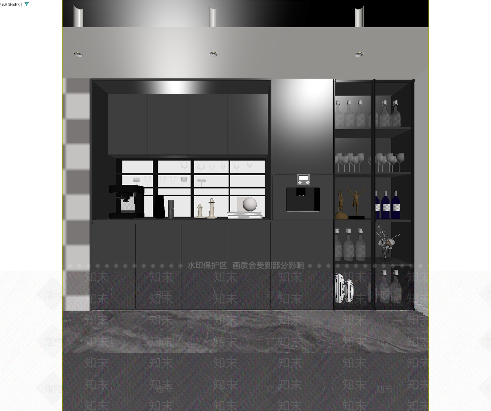 现代酒窖3D模型下载【ID:1214857328】