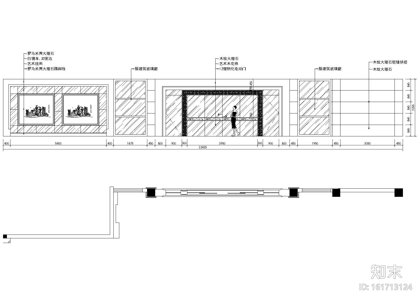 [福建]福州四星级国际大酒店装修工程施工图cad施工图下载【ID:161713124】