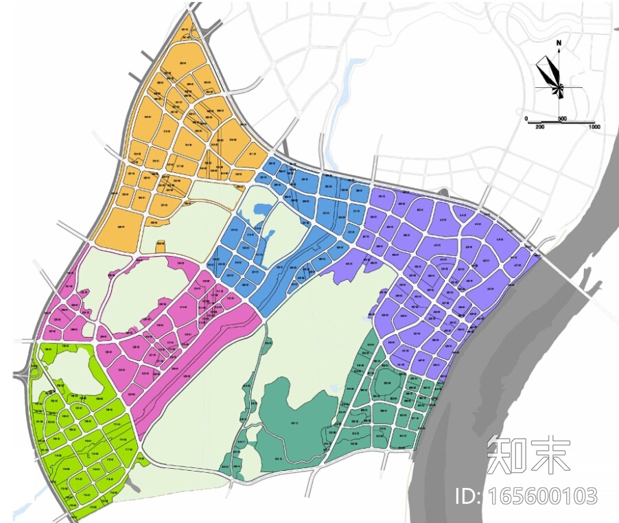 [湖南]特色民宿风格公园景观规划设计cad施工图下载【ID:165600103】