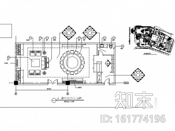 [重庆]某酒店中餐包房施工图施工图下载【ID:161774196】