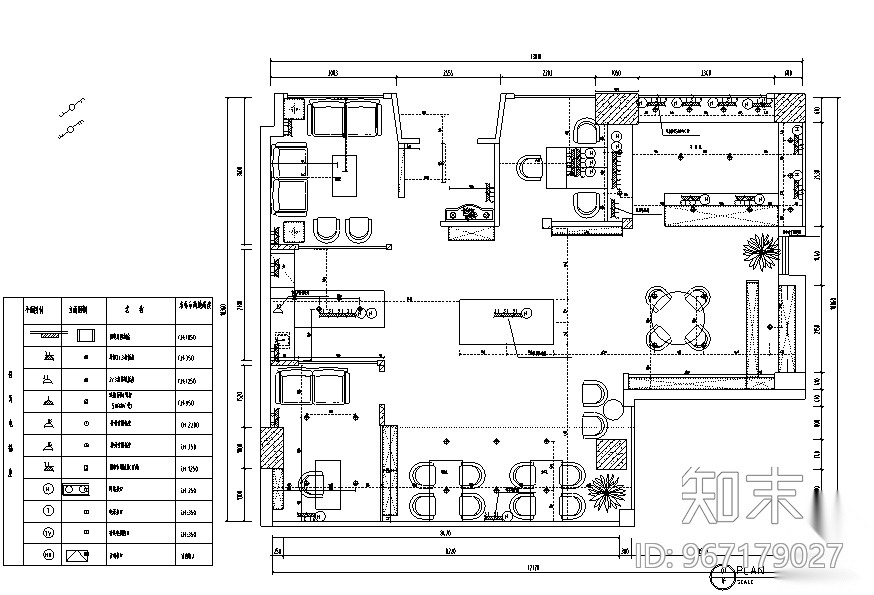 一野设计公司办公空间设计施工图（附效果图）cad施工图下载【ID:967179027】