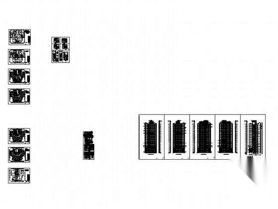 某二十三层公寓建筑施工图cad施工图下载【ID:167356120】