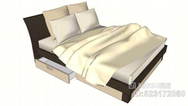 床SU模型下载【ID:523172080】