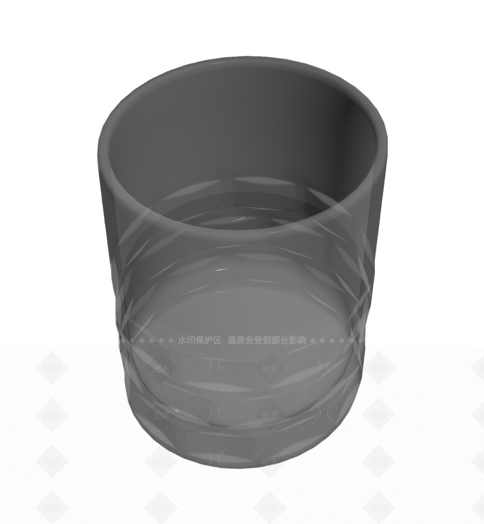 带纹玻璃杯器皿3D模型下载【ID:1206201181】