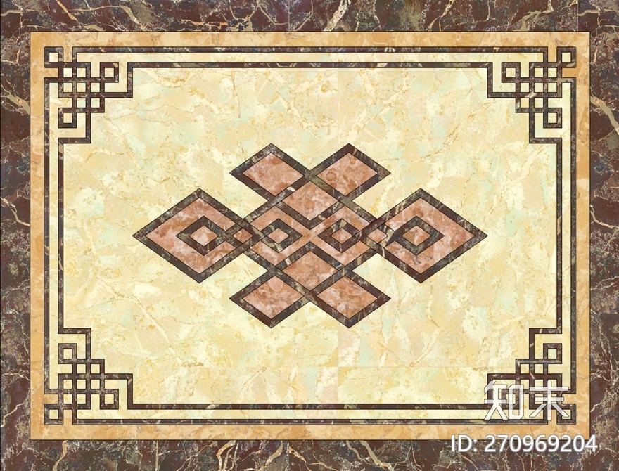 中式水刀拼花贴图下载【ID:270969204】