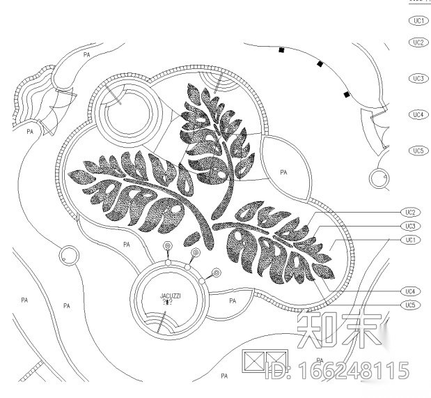 游泳池cad施工图下载【ID:166248115】