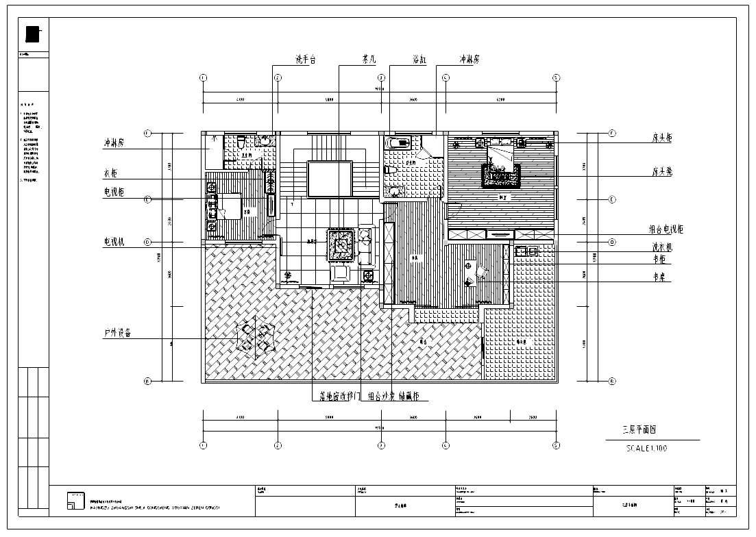 望江府邸欧式风格别墅室内设计施工图及效果图cad施工图下载【ID:161785149】