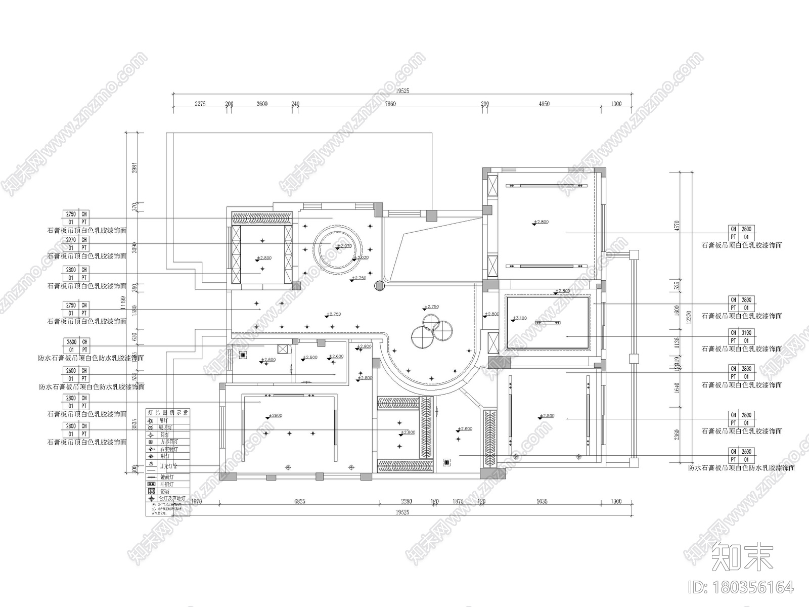 [成都]圣安德鲁二层五居别墅施工图+3D模型施工图下载【ID:180356164】