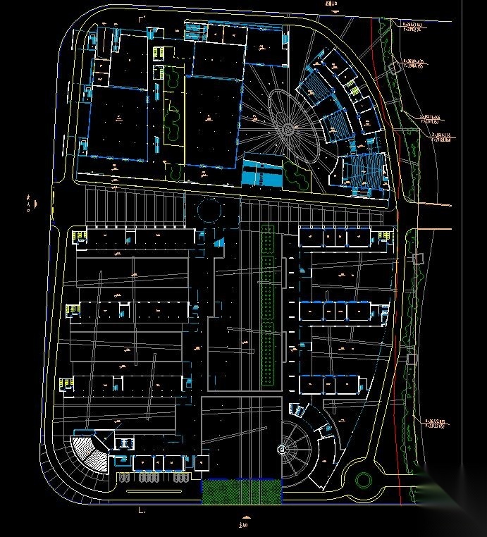 [广东]某区市桥南区高级中学规划方案设计文本包含（cad...cad施工图下载【ID:151541180】