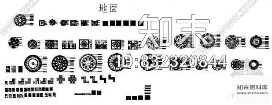 图块/节点地面、天棚大样图施工图下载【ID:832320844】