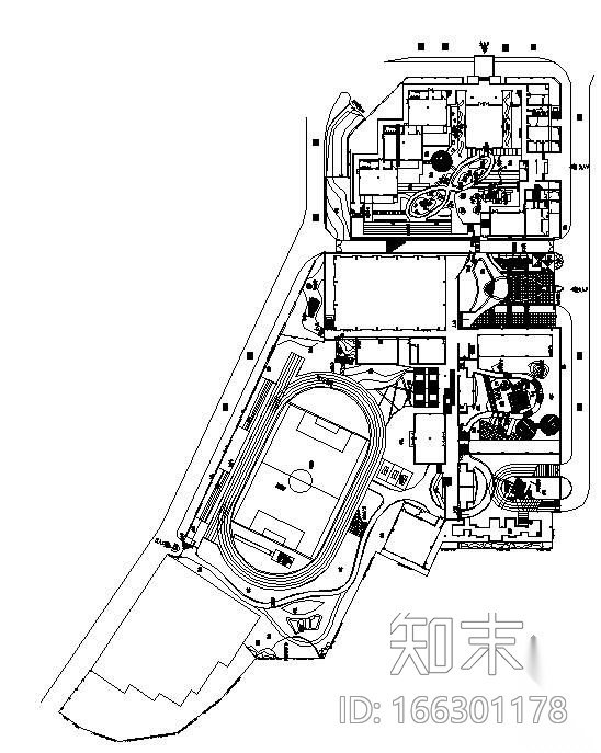 东莞某小学方案cad施工图下载【ID:166301178】