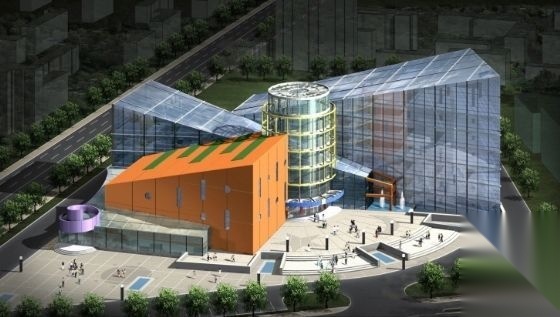 天津某六层青少年宫建筑方案文本册施工图下载【ID:151601146】