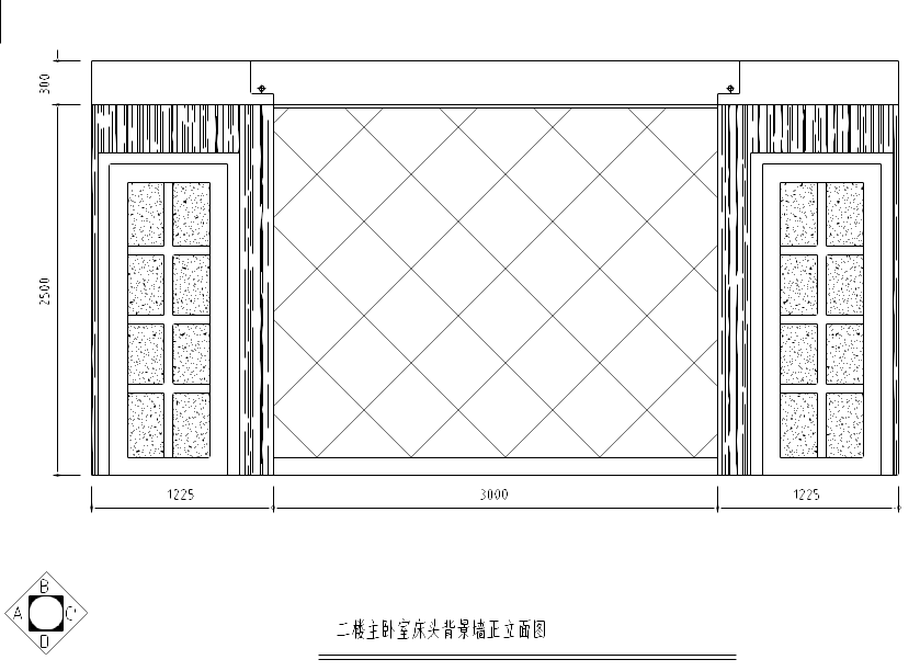 [海南]某中式三层别墅室内设计施工图及效果图施工图下载【ID:161779145】