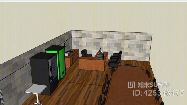 规划办公室SU模型下载【ID:425348477】
