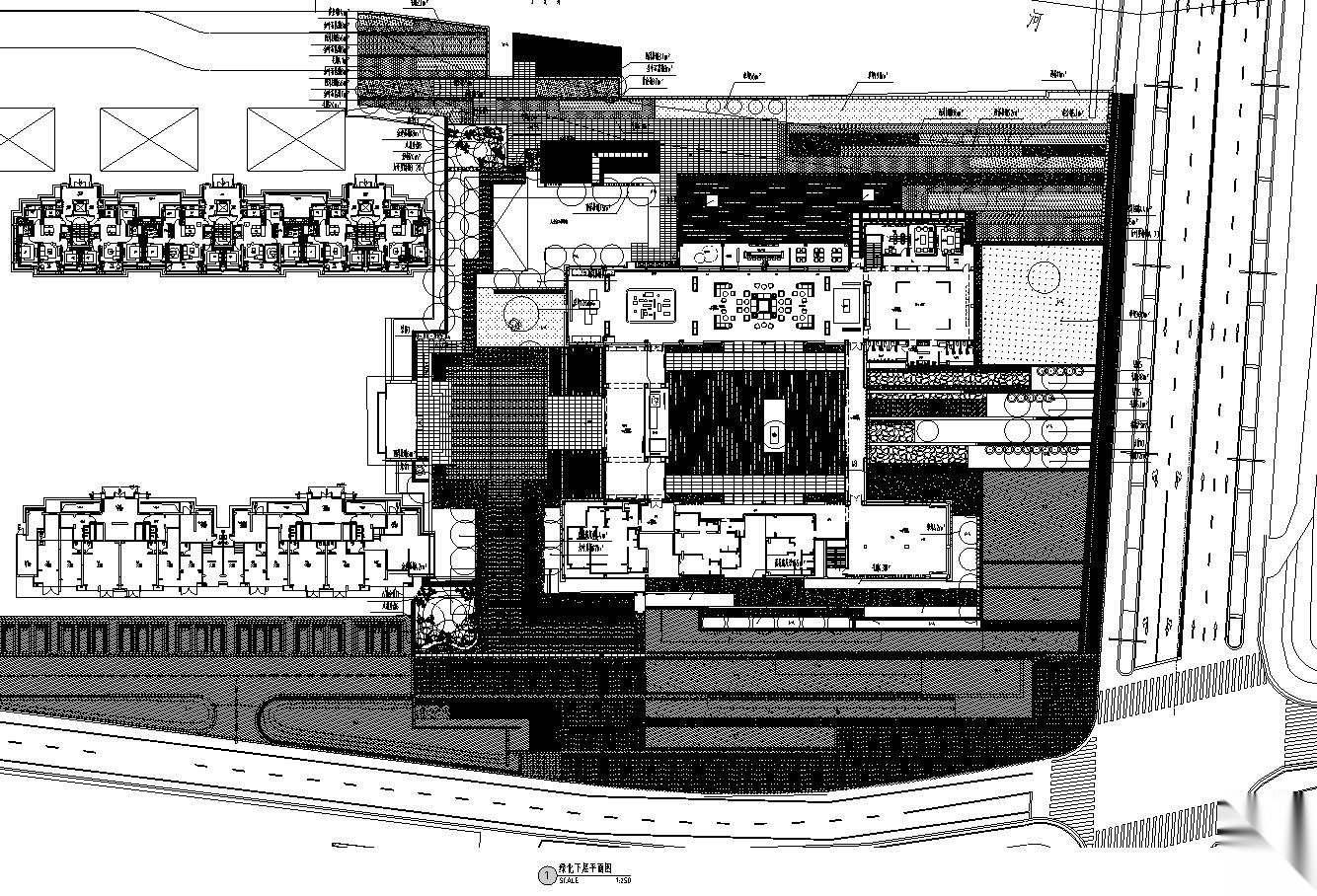 ​[上海]青浦徐泾万科天空之城居住区红线内景观施工图设...施工图下载【ID:161038117】