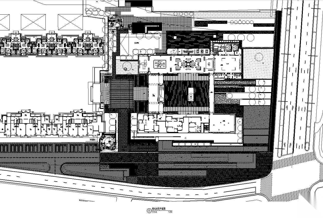 ​[上海]青浦徐泾万科天空之城居住区红线内景观施工图设...施工图下载【ID:161038117】