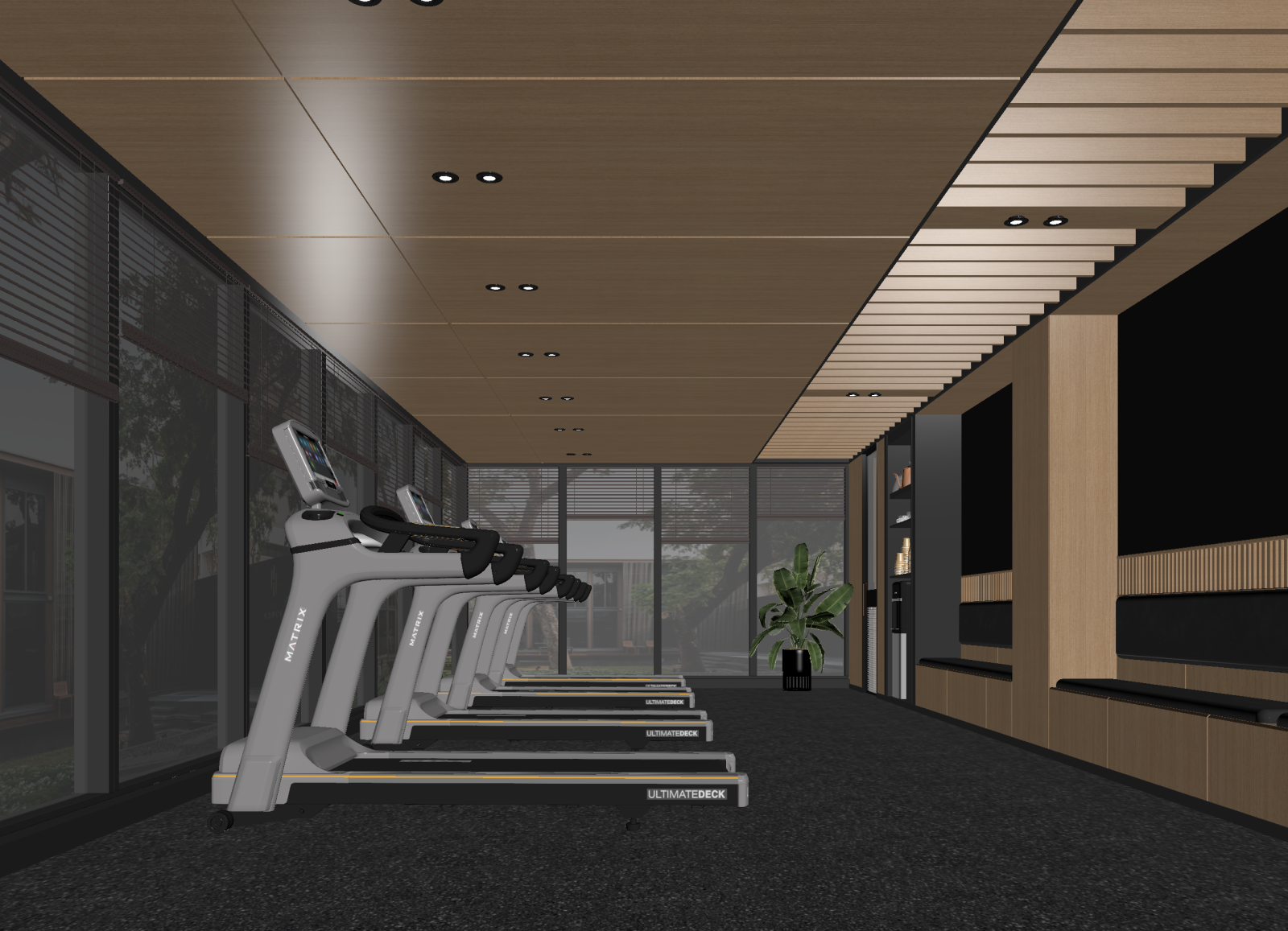 现代健身房3D模型下载【ID:1214769601】