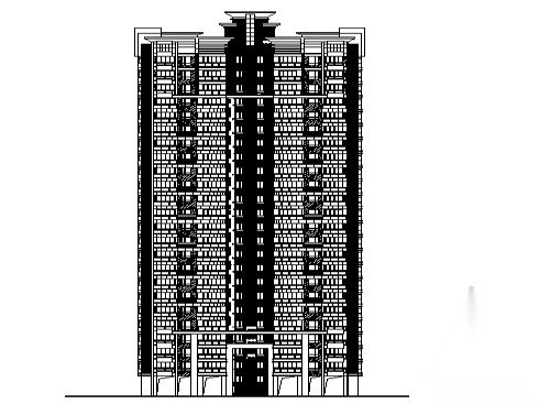 [东莞市]某镇社区农民公寓11号楼建筑施工图（含节能设计...cad施工图下载【ID:166546143】