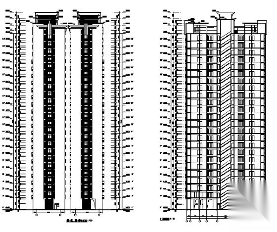 [东莞市]某镇社区农民公寓11号楼建筑施工图（含节能设计...cad施工图下载【ID:166546143】