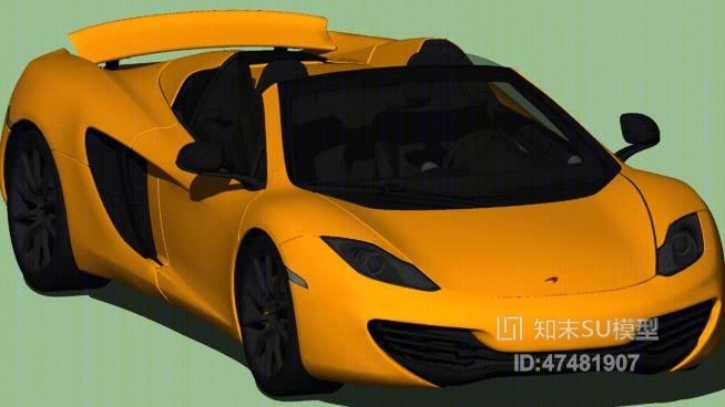 跑车SU模型下载【ID:518040160】