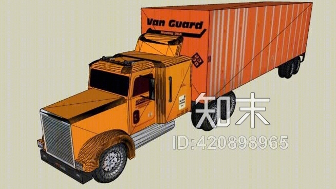 卡车SU模型下载【ID:420898965】