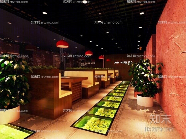 现代收银台3D模型下载【ID:72761761】