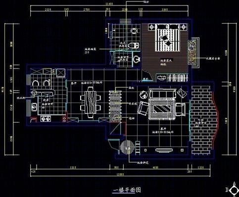 湘银家园2层施工图cad施工图下载【ID:36937661】