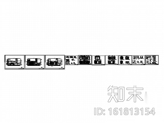 [北京]豪华KTV包厢装修设计施工图cad施工图下载【ID:161813154】