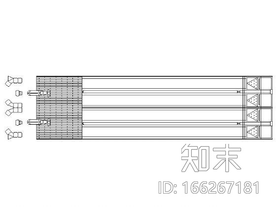 保龄球场地cad施工图下载【ID:166267181】