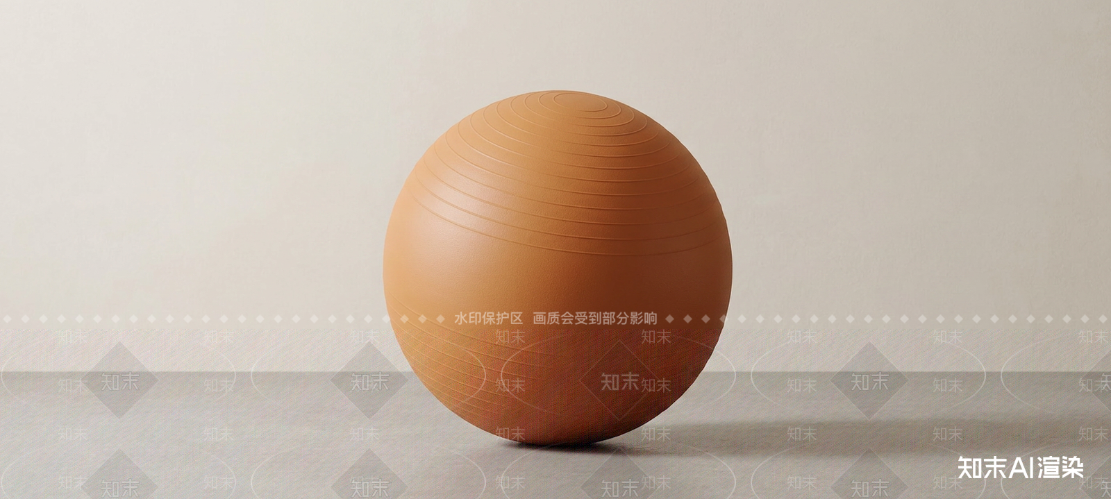 橙色健身球健身器材3D模型下载【ID:1227468164】