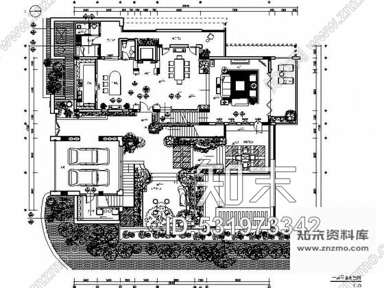 施工图广东官宅双层别墅室内装饰设计CAD施工图cad施工图下载【ID:531973342】